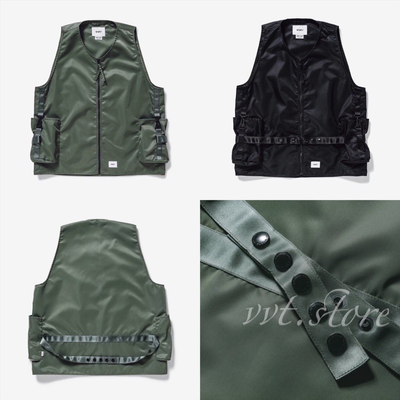 WTAPS 20AW RACK VEST / NYLON. TWILL 機能性 背心