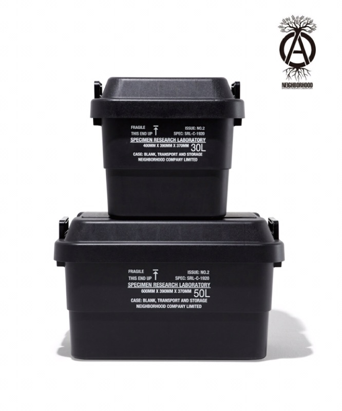 NEIGHBORHOOD 'SRL. Box 50L' / P-Trunk Cargo Black 收納箱