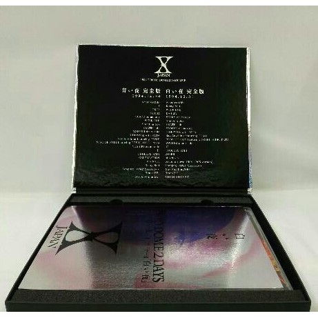 日版正版X JAPAN 青い夜白い夜完全版初回限定DVD BOX 6片裝/ 青