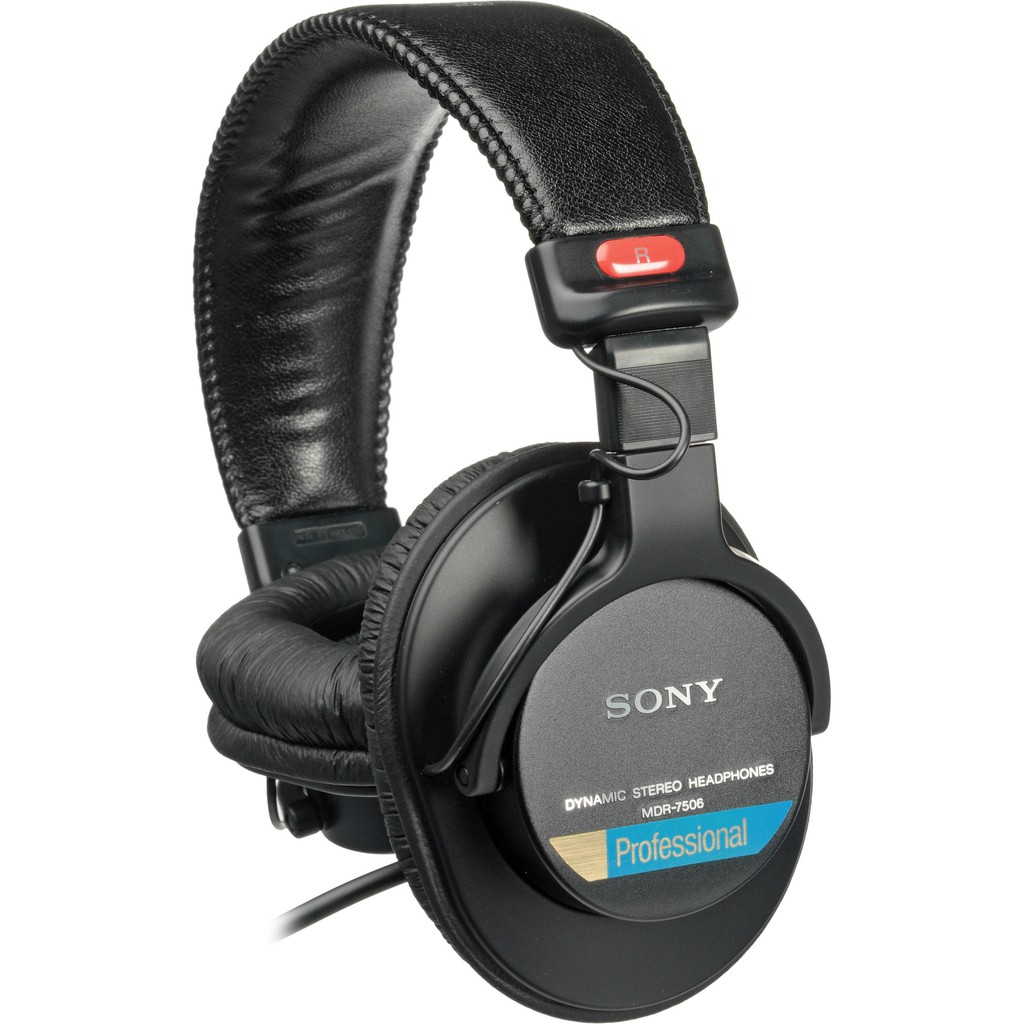 加煒電子」【 Sony MDR-7506 】索尼動圈封閉專業監聽耳罩耳機可