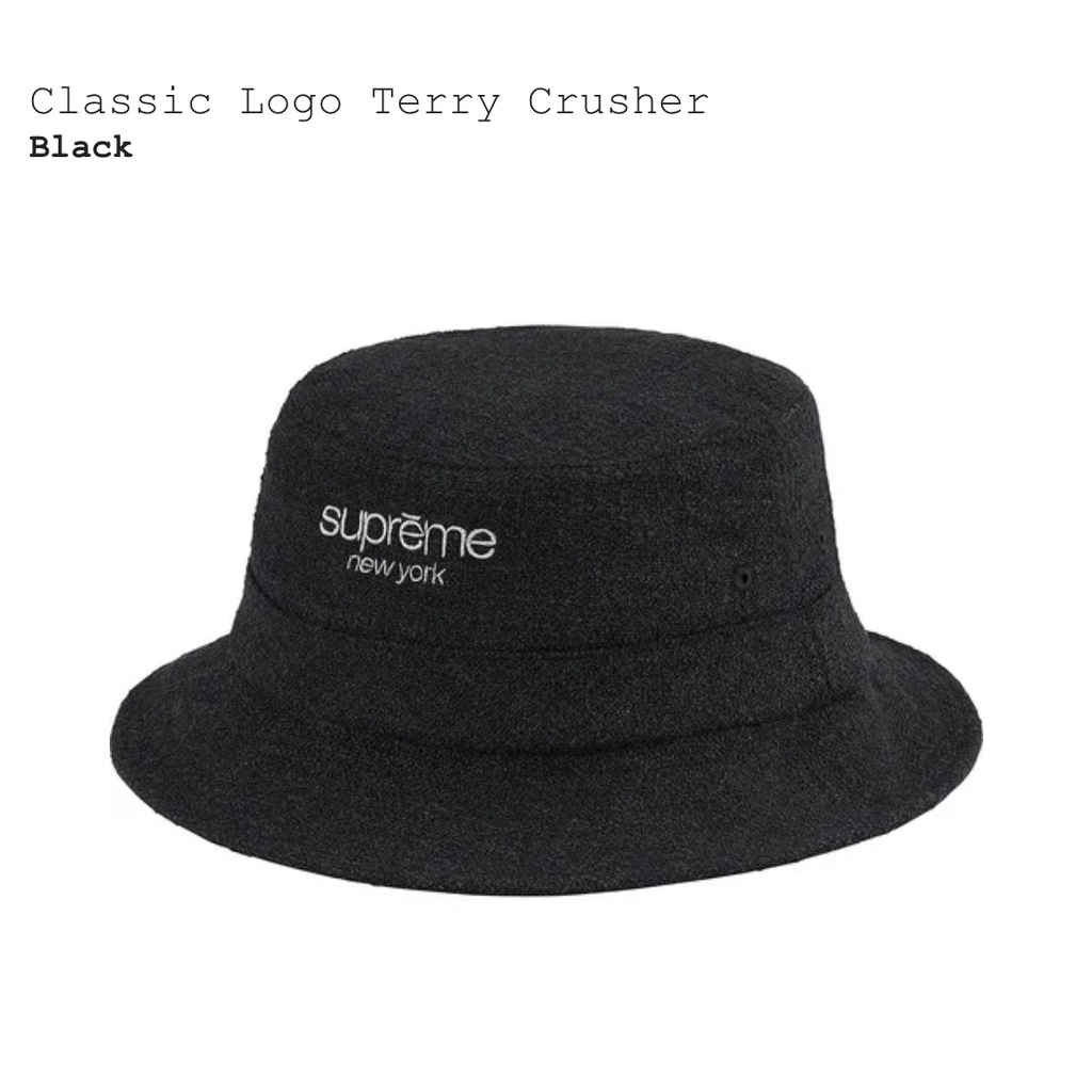 Supreme Classic Logo Terry Crusher 帽 日本直送 直營店商品 正品