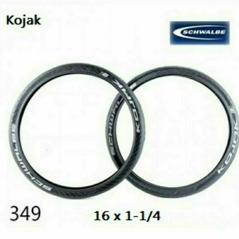 Pneu Schwalbe Kojak RaceGuard 18 pouces x 1,25 (32-355) HS385 - Vélos pliants