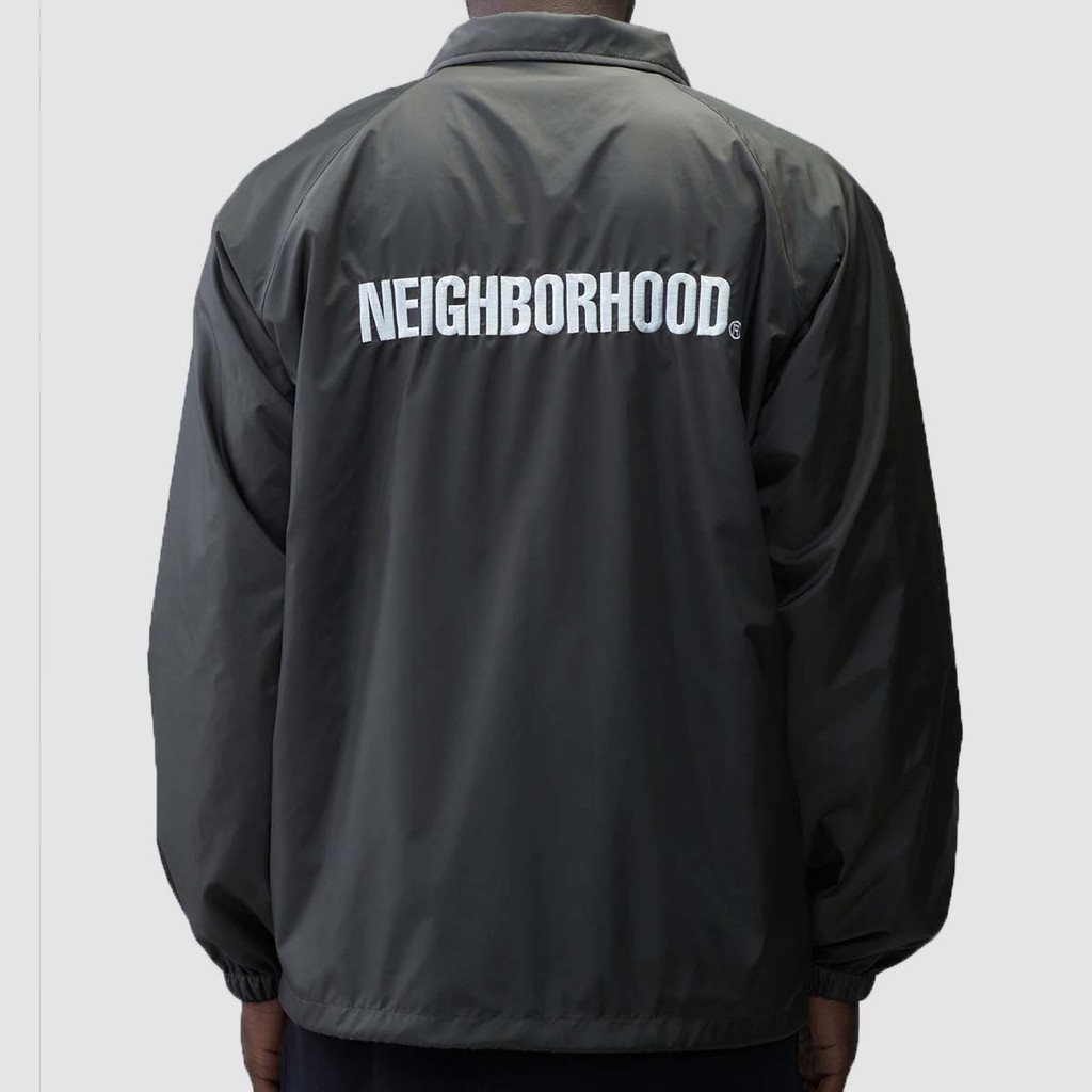 全新現貨炭黑色L號20AW NEIGHBORHOOD BROOKS / N-JKT COACH 教練外套