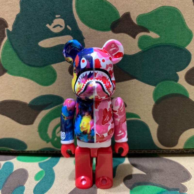 BE@RBRICK BAPE(R) × M / mika ninagawa SHARK 粉紅迷彩鯊魚蜷川實花