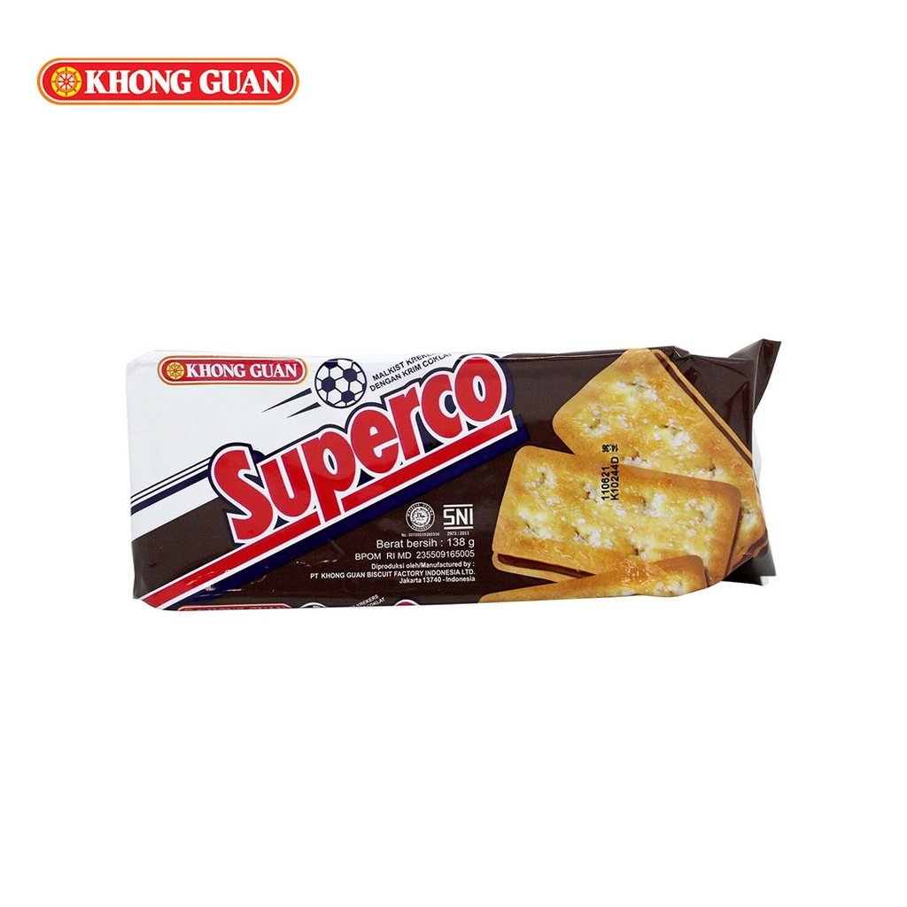 印尼 KHONG GUAN Superco Coklat 巧克力餅乾 138g | 蝦皮購物