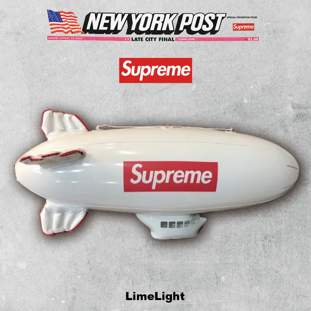 ☆LimeLight☆ 2017 F/W Supreme Inflatable Blimp 飛機 氣球 充氣