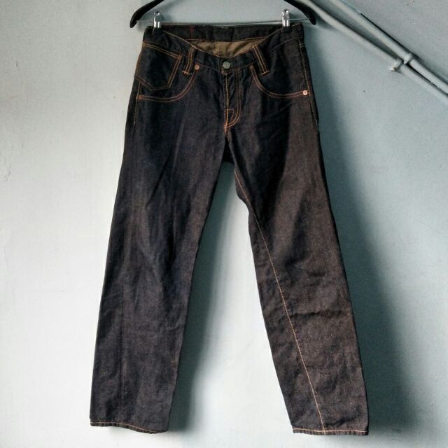 Levi's RED 紅色小R 3D剪裁赤耳丹寧牛仔褲日本製| 蝦皮購物