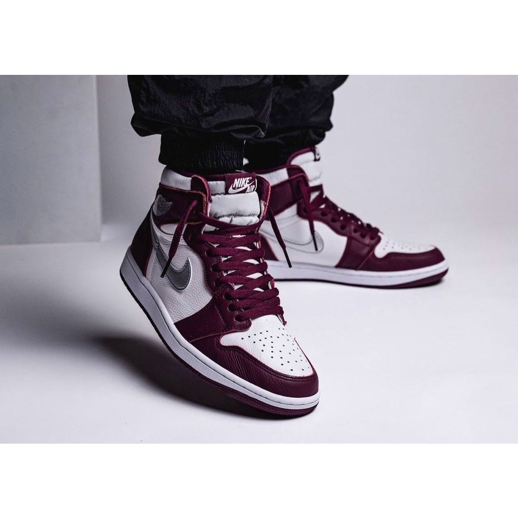 柯拔Air Jordan 1 High OG Bordeaux 555088-611 AJ1 | 蝦皮購物