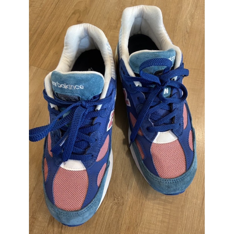 New Balance NB USA blue teal rose 992 7.5藍粉 桃紅 綠 M992NT 余文樂