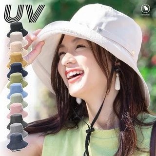 《FOS》日本 女生 遮陽帽 防曬 抗UV 100%紫外線 女款 帽子 可愛 時尚 夏天 登山 雜誌 漁夫帽 熱銷