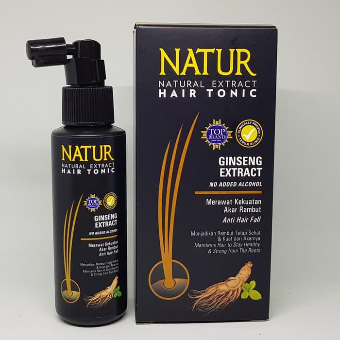 Natur Hair Tonic Merawat Kekuatan Akar Rambut 90ml | 蝦皮購物