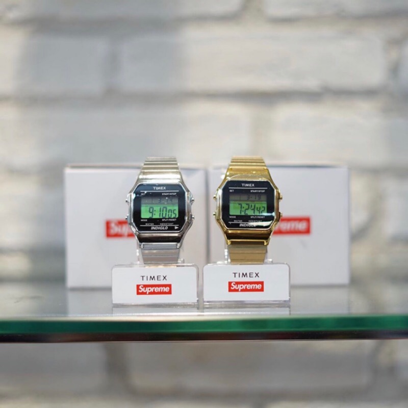 area0439】2019 秋冬Supreme Timex Digital Watch 手錶電子錶Logo