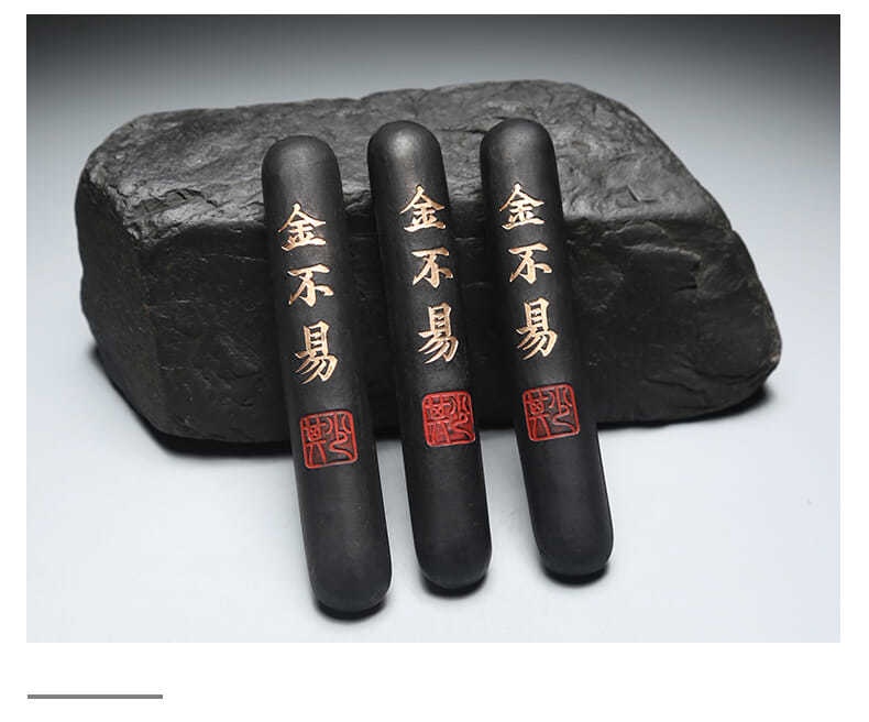 台灣出貨】非遺徽墨墨條墨塊墨錠中國徽墨2兩純手工圓柱油煙老 台灣出貨】非遺徽墨墨條墨塊墨錠中國徽墨2兩純手工圓柱油煙老