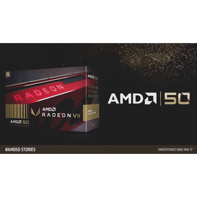 徵收 AMD Radeon VII 50週年紀念版「原廠盒裝 / 空盒」 | 蝦皮購物