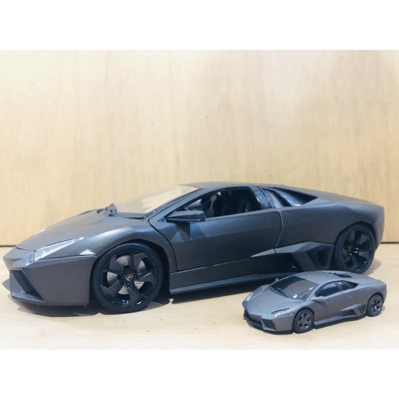 買一送一1/18 1/64 1:18 1:64 模型車藍寶堅尼大牛Lamborghini Reventon 