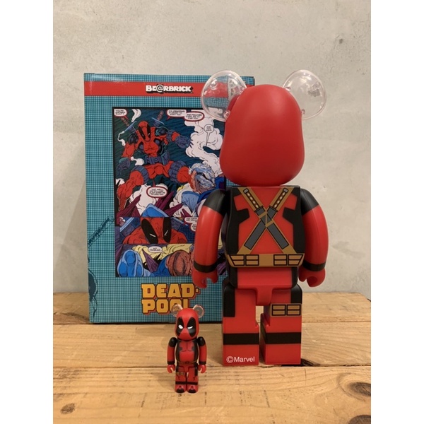 Bearbrick 400%+100% 死侍Deadpool | 蝦皮購物