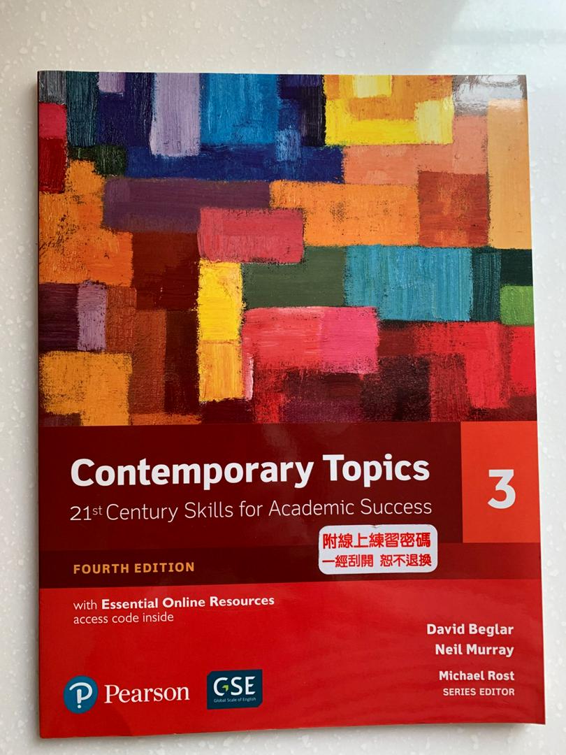 姆斯>Contemporary Topics (3) Student Book 9780134400792 <華通書坊