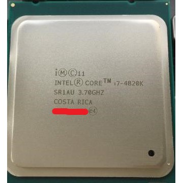 Intel I7-4820K CPU（限時降） | 蝦皮購物