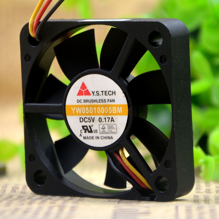 Y.S.TEC YW05015012BH 5015 DC 12V 0.17A 5CM Cooling Fan - Foto 6