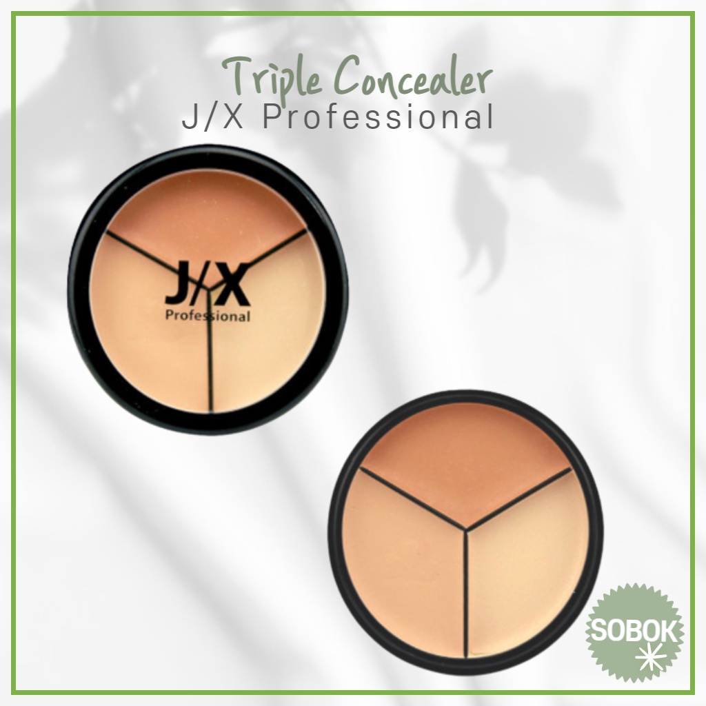 J/X] Triple Concealer 三重遮瑕膏15g (5g*3)/ 韓國化妝師PONY j x 