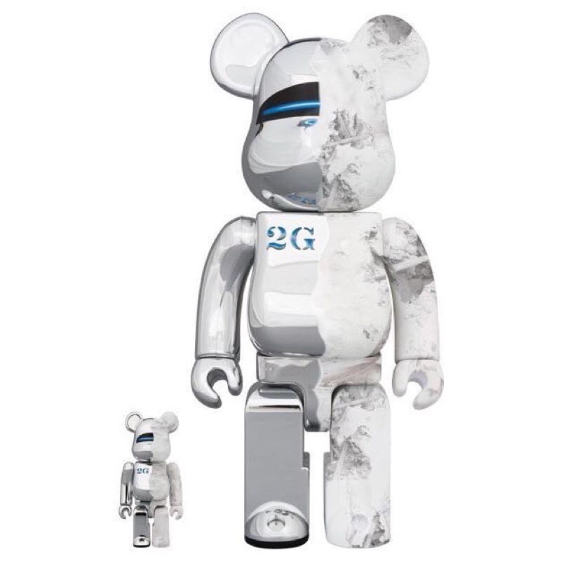 【熊孩子玩具】Be@rbrick 空山基 Sorayama x Daniel Arsham 丹尼爾400%+100%