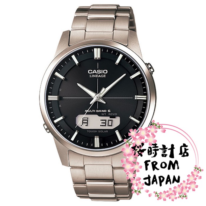 日本原裝正品】卡西歐錶CASIO LINEAGE 太陽能電波鈦合金手錶男錶女錶