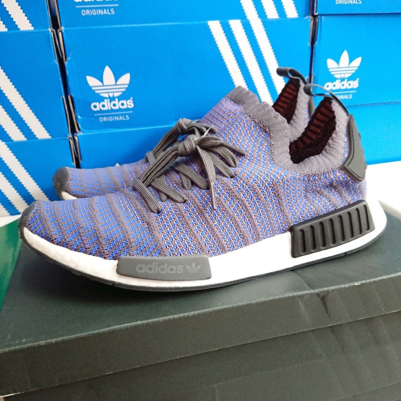 Adidas nmd_r1 stlt primeknit red outlet core black red blue