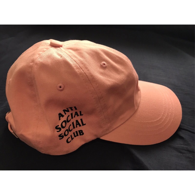 Anti social social club Weird cap 老帽官網訂購pink&black Onesize