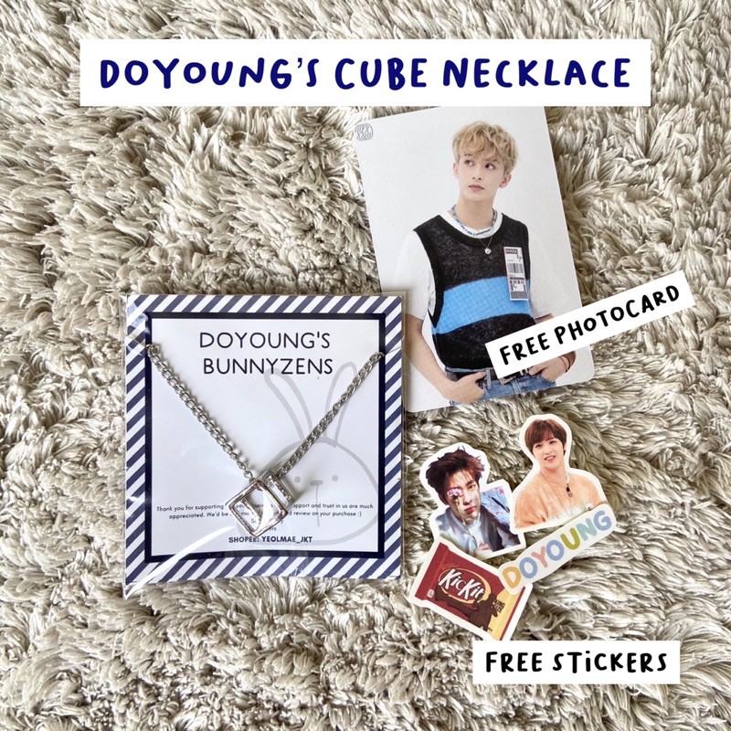 Doyoung 的立方體項鍊 Doyoung Cube 項鍊 蝦皮購物