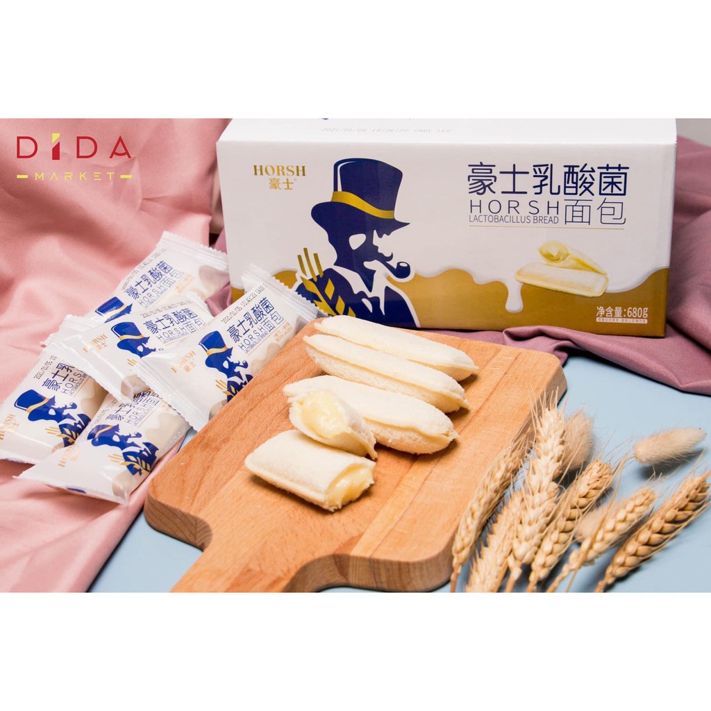 Roti Susu Yogurt HORSH 豪士乳酸菌小口袋乳酪夹心面包厂家直销早餐糕点手撕面包批发 蝦皮購物