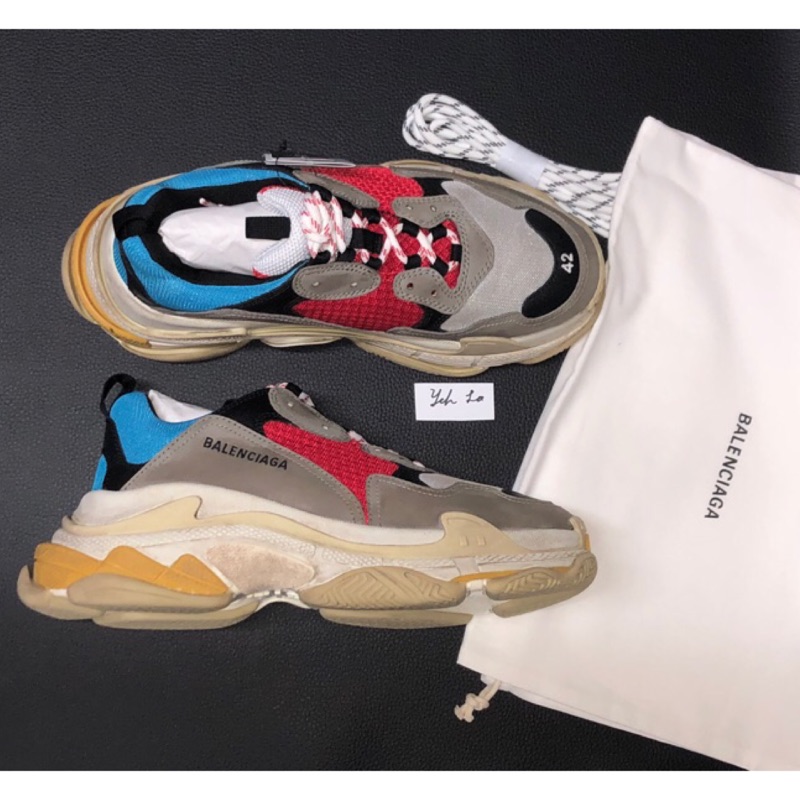 巴黎世家BALENCIAGA triple S EU41售出/42/43 鋼彈配色全新歐美公司貨