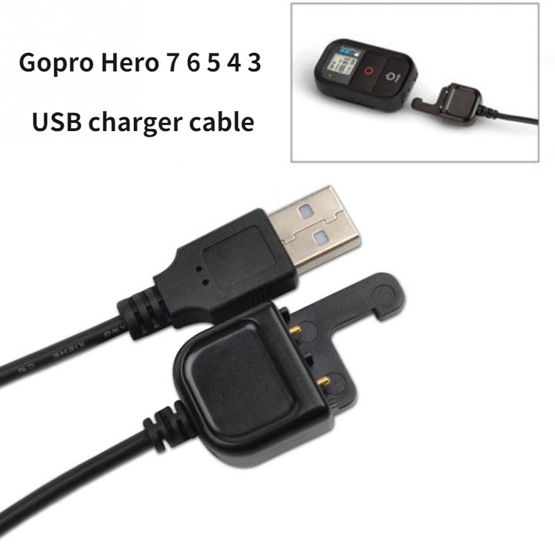 Gopro Hero 7 6 5 4 3 USB 充電器電纜50 厘米, 用於Gopro 無線遙控器