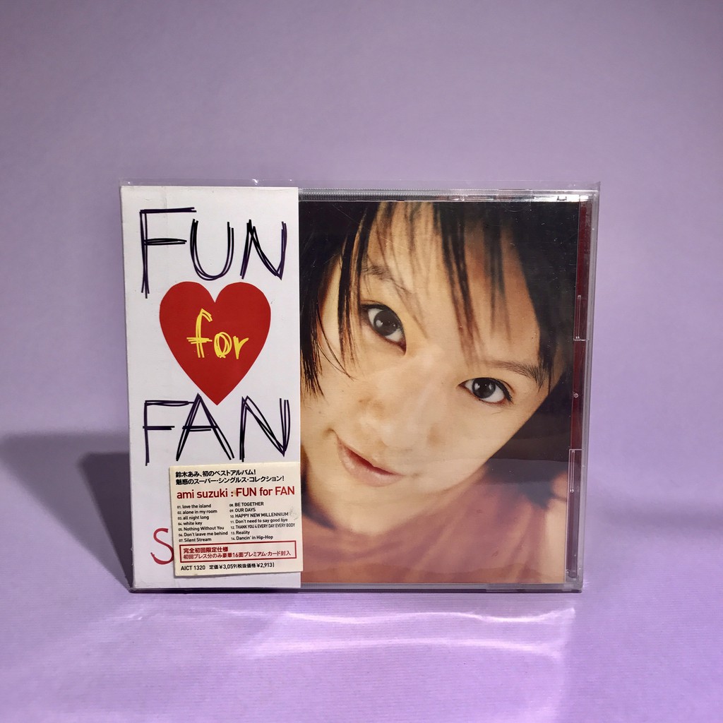 日版 AMI SUZUKI 鈴木亞美 FUN FOR FAN 初回專輯 CD