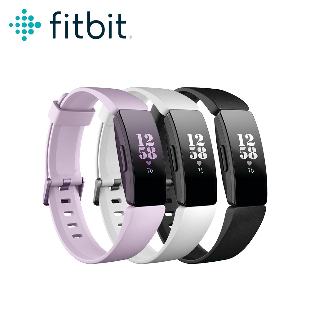 全新品.黑色】Fitbit Inspire HR 心律智能健身手環黑框黑錶帶運動手環