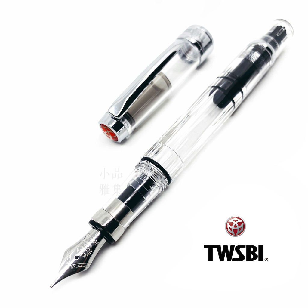 小品雅集=臺灣TWSBI 三文堂Diamond ＃580 透明活塞鋼筆| 蝦皮購物