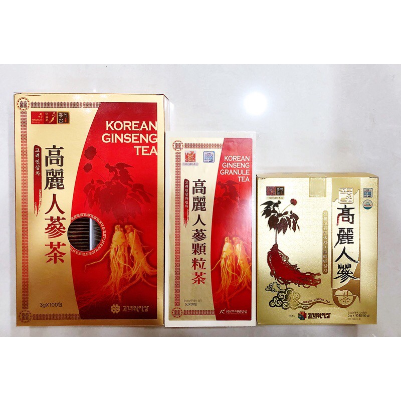 中古 正官庄 紅蔘茶顆粒 30包 ２箱