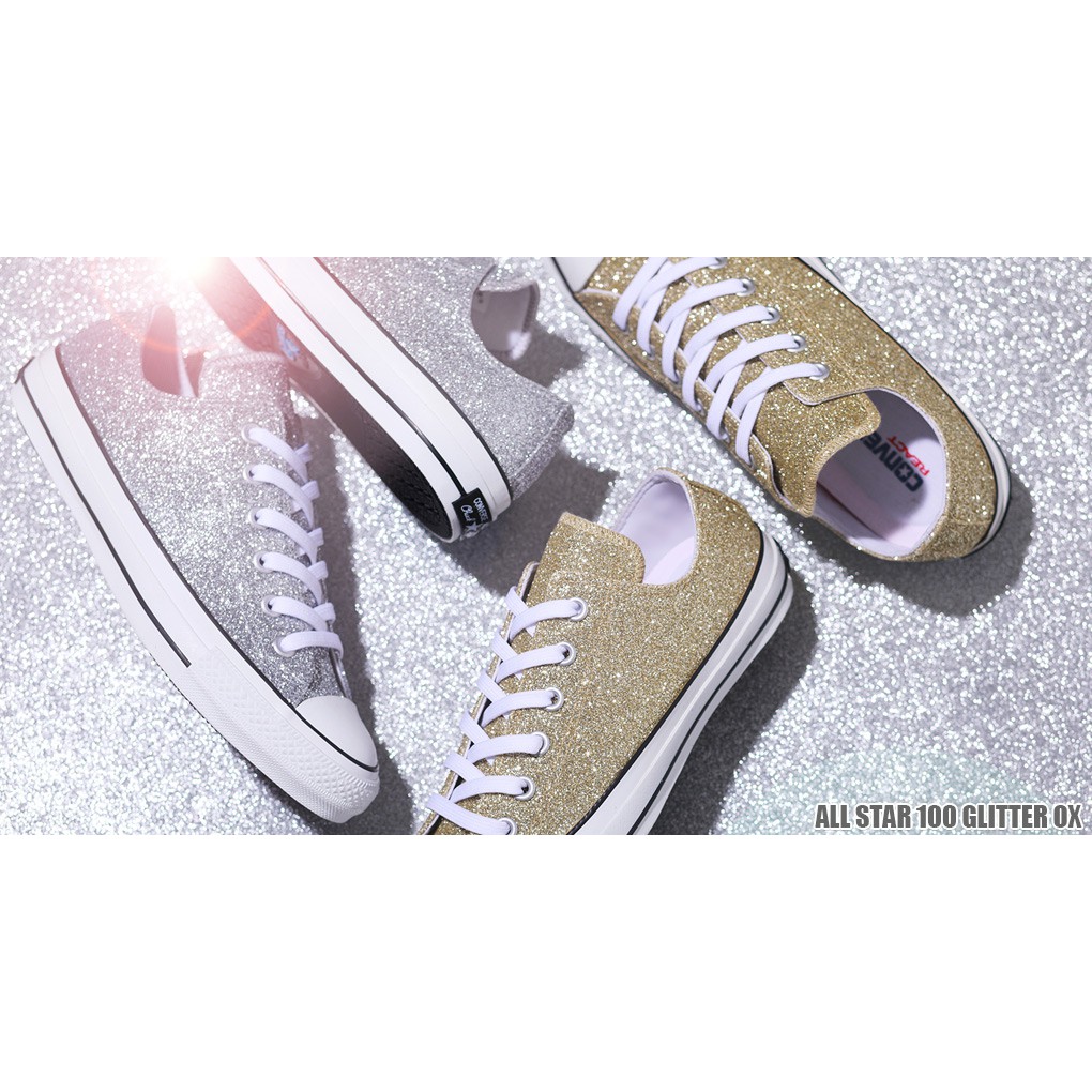 Converse all star 100 glitter outlet ox