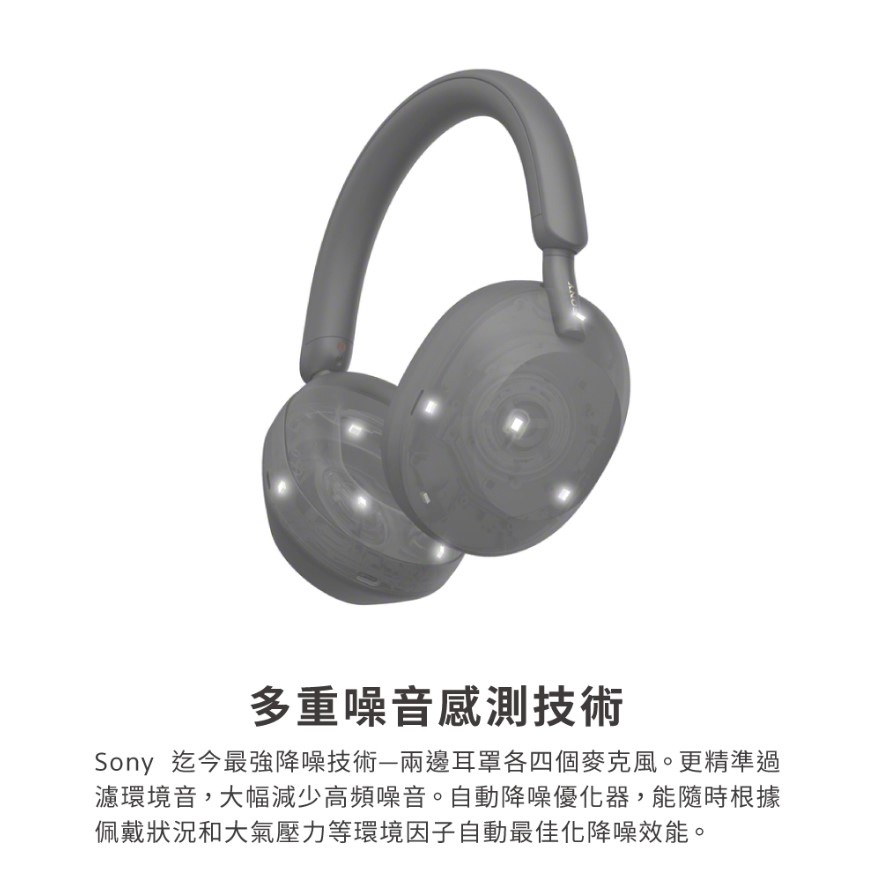 SONY 索尼WH-1000XM5 主動降噪無線藍牙耳罩式耳機| 強棒電子專賣店
