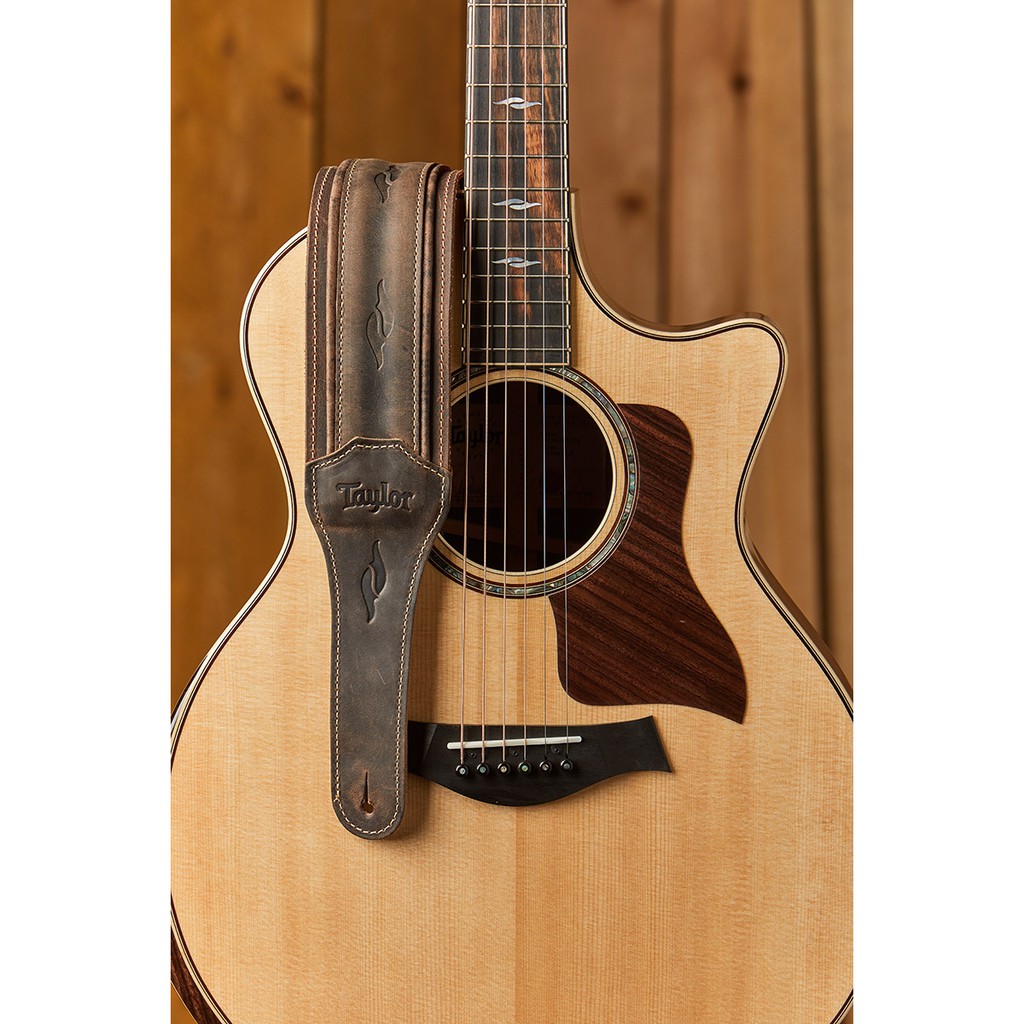 新品☆ Taylor Element 3インチ ギターストラップ とろし ダークブラウン 