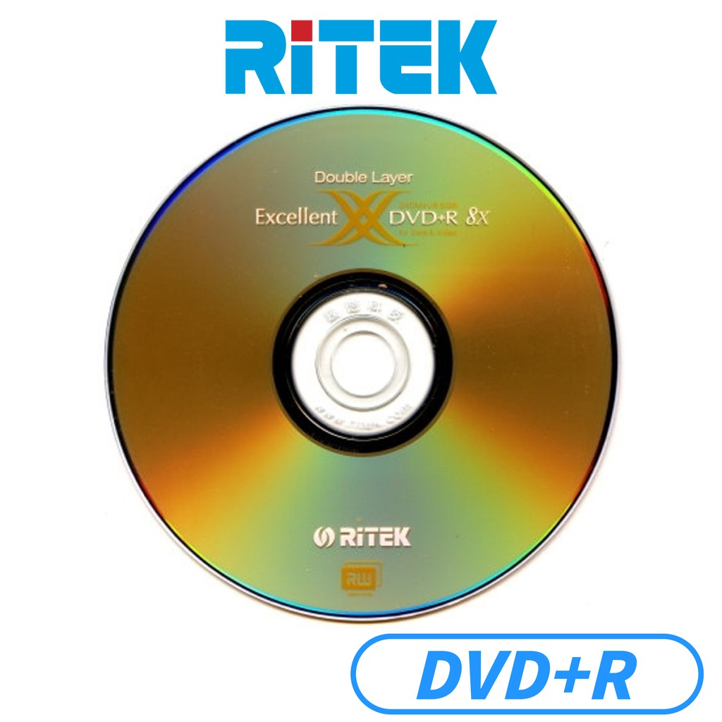 【Ritek錸德】DVD+R DL 8x 10片桶裝 光碟 DVD | 蝦皮購物