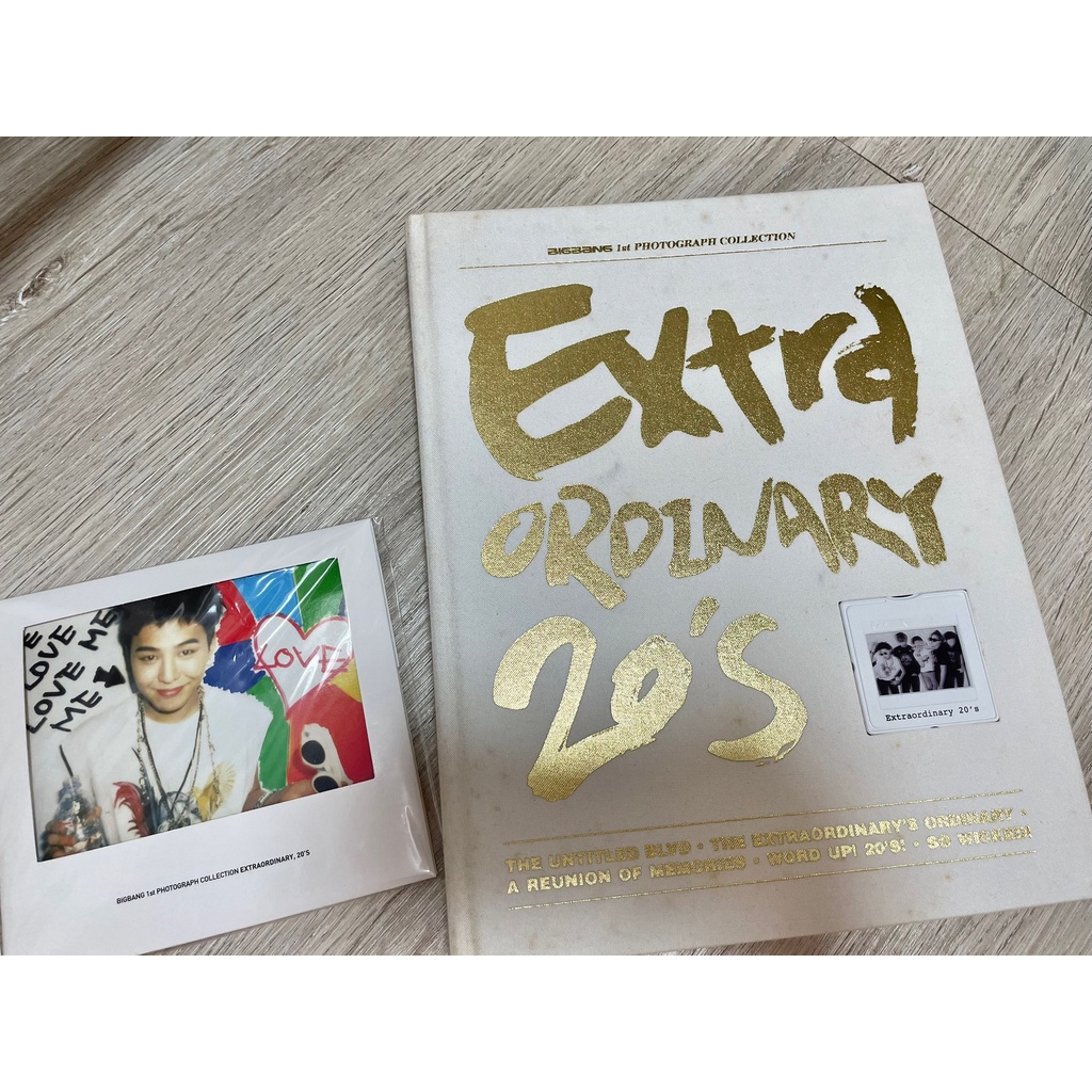 《出清價》BIGBANG 首本超豪華全紀錄寫真書[Extra Ordinary 20’s] (韓國進口平裝英文版)