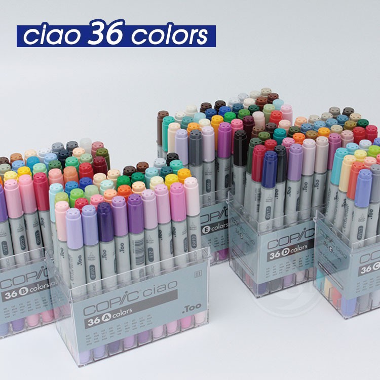 Copic日本三代麥克筆專業手繪設計36色A /B色系單盒『ART小舖』 | 蝦皮購物