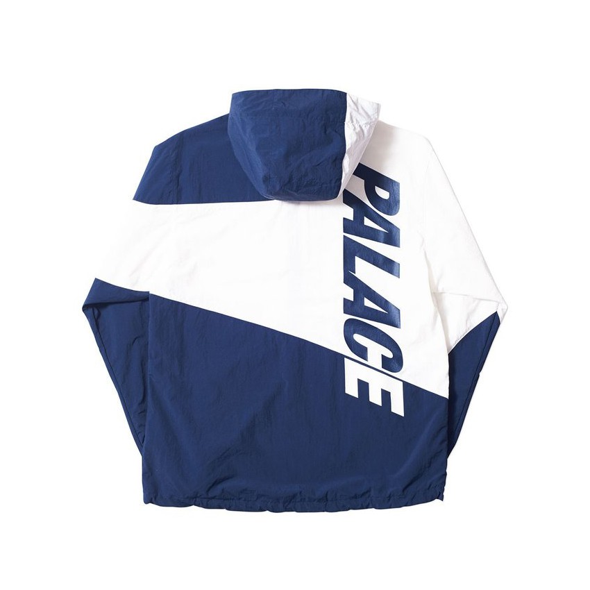 全新正品現貨2017 PALACE YANGANG SHELL TOP 拼接風衣外套白藍S | 蝦皮購物