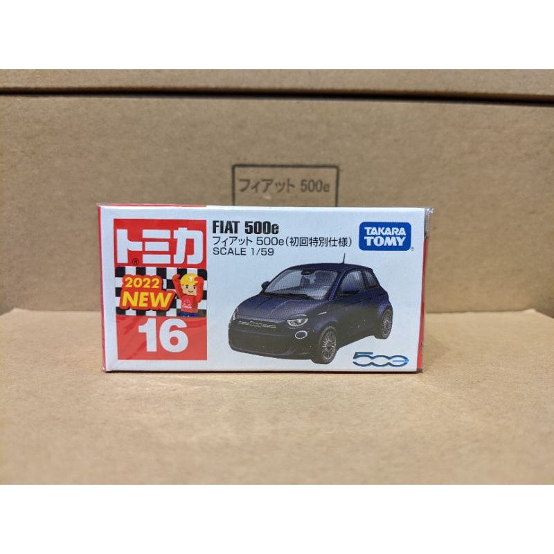 現貨TOMICA 16 #16 飛雅特FIAT 500e 初回限定深藍色| 蝦皮購物