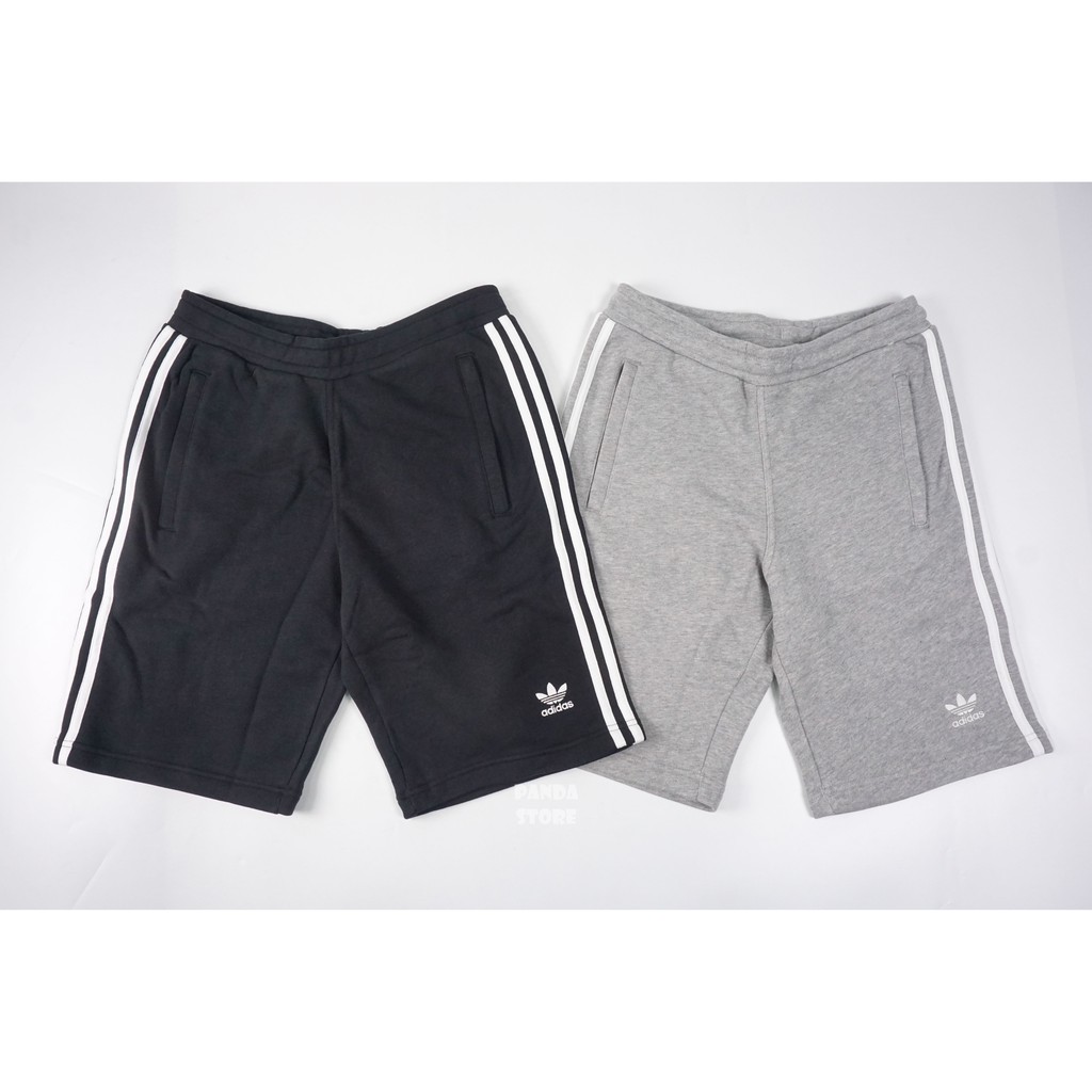 Adidas originals – graue jersey-shorts mit 3-streifen design dh5803 sale