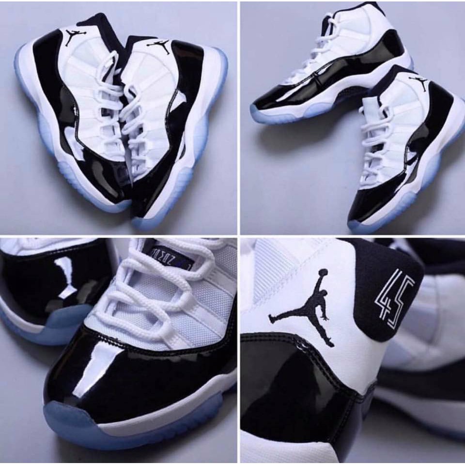 Nike Air Jordan 11 XI Concord 黑白 45號 台灣公司貨