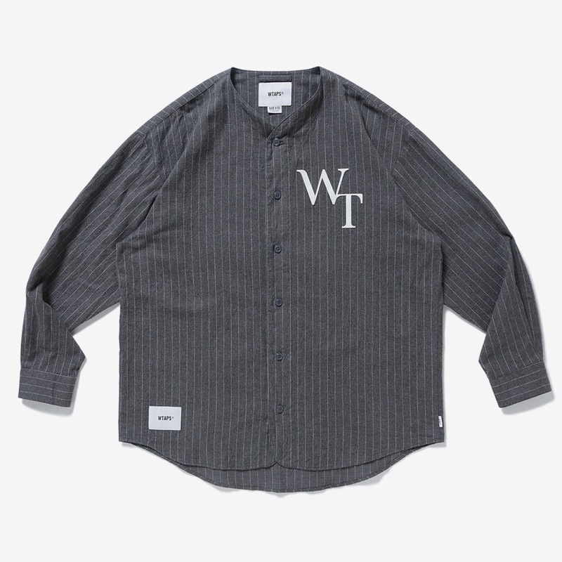 22SS WTAPS LEAGUE LS COTTON FLANNEL STRIPE | 蝦皮購物