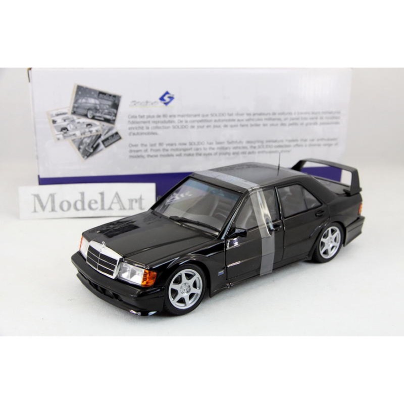 1:18 Solido Mercedes-Benz 190E 2.5-16 EVO2 1990黑金屬車門可 1:18 Solido Mercedes-Benz 190E 2.5-16 EVO2 1990黑金屬車門可