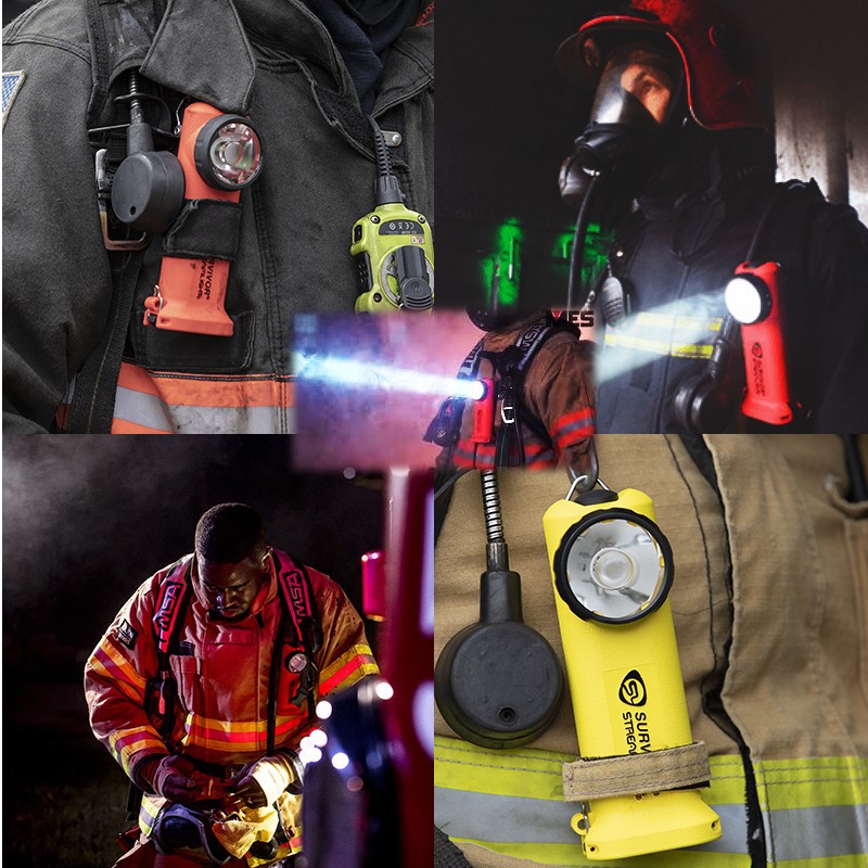 EMS軍】美國STREAMLIGHT SURVIVOR C4 LED消防員專用胸燈| 蝦皮購物