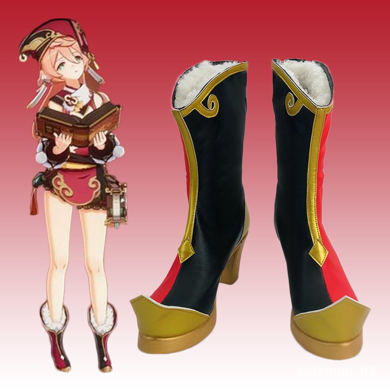 原神 煙緋cos鞋cosplay鞋定做來圖定製動漫展二次元演齣鞋子訂做 cos鞋 cosplay.fm | 蝦皮購物